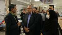 بازدید وزیر و معاونان وزارت بهداشت از اورژانس مرجع استان سمنان